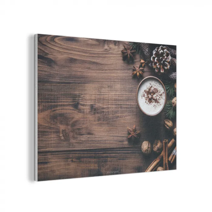 Winter - Houtlook - Stilleven PET vilt klein -3d