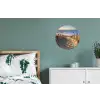 Strand - Zee - Nederland - Duinen - Zon Wandcirkel aluminium klein -slaapkamer
