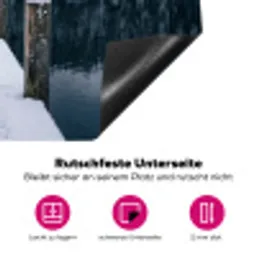 Steiger - Meer - Sneeuw - Bergen - Rustgevend Inductie beschermer vinyl 3mm klein -zzzzzzz-lf-onderkant