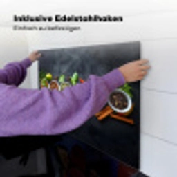 Kruiden - Specerijen - Betonlook - Stilleven Inductie beschemer met haakjes middel -ky-ophangen-de