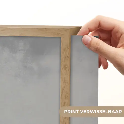 Microfoon - Vintage - Illustratie - Grijs Light Box met batterij (Wandlamp) middel -USP_websiteprintNL