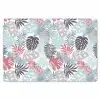 Bladeren - Jungle - Pastel - Tropisch Placemat vinyl groot -zzsfeer1_Kitchenyeah-website