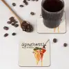 Spaghetti - tomatensaus - Parmezaanse kaas onderzetter kurk middel -sfeer2