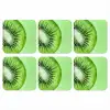 Kiwi - Groen - Fris onderzetter kurk middel -3d