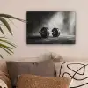 Halter - Gewichten - Zwart canvas 2cm klein -sfeer1