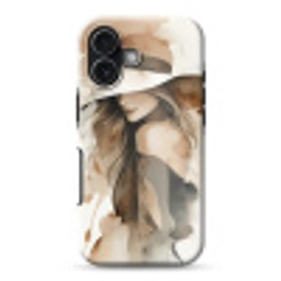 Mysterieus - Vrouw - Sepia Toughcase MagSafe Apple iPhone 17 klein -3d