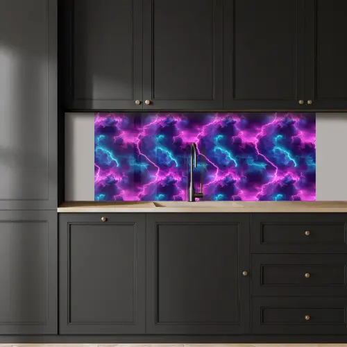 Elektrisch - Neon - Lucht keuken achterwand 2 middel 871 -sfeer1