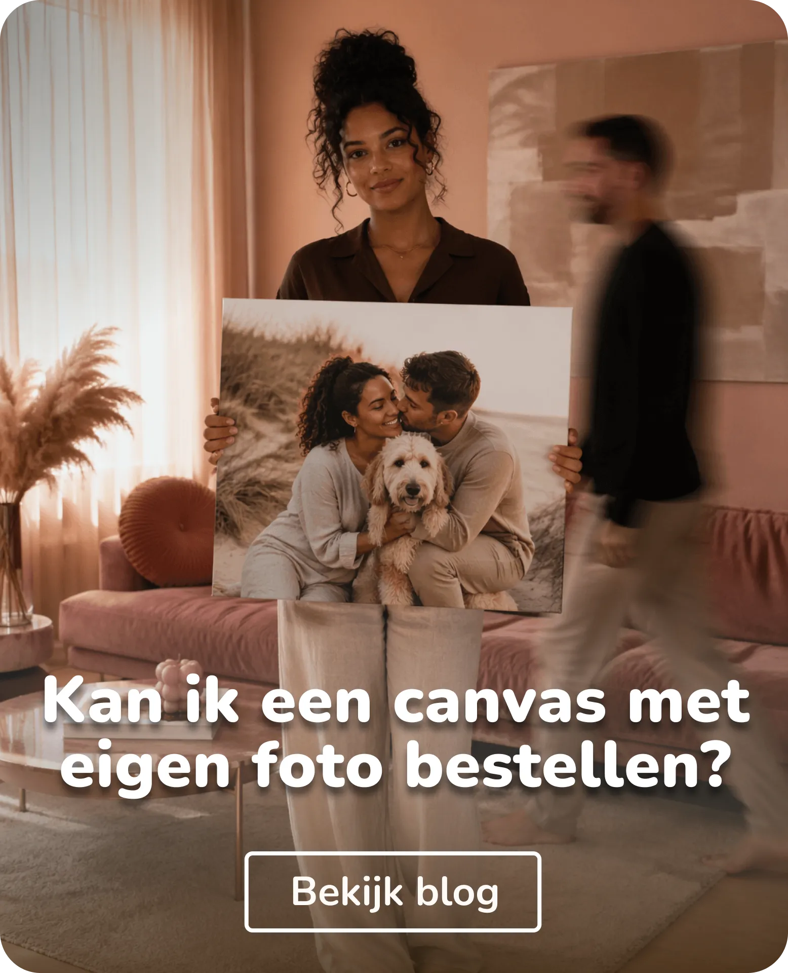 kan ik zelf eigen foto op canvas bestellen
