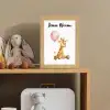 Giraf - Baby - Dieren - Roze ballon Light Box met kabel (Kinderlampje) klein -sfeer2_kind