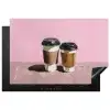Koffiebekers - Deksel - Verf - Textuur Inductie beschermer vinyl 3mm klein -3d