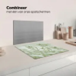 Grassen - Minimalistisch - Groen Inductie beschermer vinyl 3mm middel -wsfeer7_website