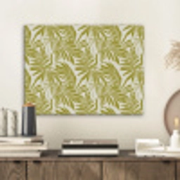 Palmblad - Patroon - Groen PET vilt klein 837 -sfeer1