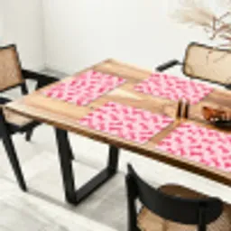 Strikken - Aquarel - Roze Placemat vinyl groot 368 -zzsfeer4_Kitchenyeah-website