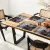 Marmer - Abstract - Goud - Grijs Placemat vinyl groot -zzsfeer4_Kitchenyeah-website