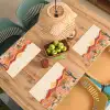 Landschap - Heuvels - Zonsondergang Placemat vinyl groot -zzsfeer5_Kitchenyeah-website
