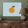 Fruit - Sinaasappel - Oranje PET vilt klein -sfeer2