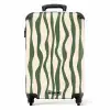 Abstract - Groene line-art NBS - Handbagage koffer - Kinderen Unisex middel -productfoto_recht