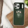 Tulpen - Liefde - Donkergroen Telefoonhoesje iPhone 17 Pro Max klein -sfeer1