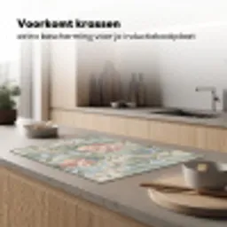 Elegant - Romantiek - Roze Inductie beschermer vinyl 3mm klein -sfeer1