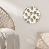 Retro - Disco - Bloemen - Discobal Wandcirkel kunststof plaat 5mm dik klein 188 -sfeer5