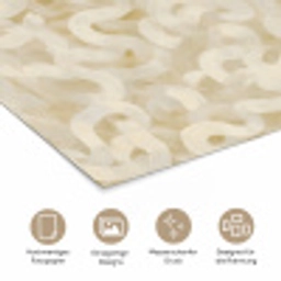 Abstract - Lijnen - Beige poster papier klein 62 -tcloseup_DE