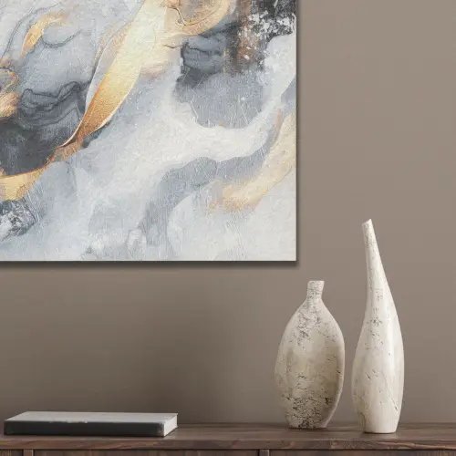 Kunst - Goud - Luxe - Abstract - Modern PET vilt klein -sfeer6_closeup