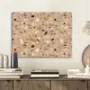 Terrazzo - Patroon - Kleurrijk - Oranje PET vilt klein 837 -sfeer1