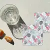 Bladeren - Jungle - Pastel - Tropisch onderzetter kurk middel -sfeer4