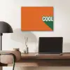 Cool - Oranje - Groen PET vilt klein -sfeer5