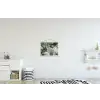 Luxe - Marmer - Groen textielposter latten blank klein -kinderkamer
