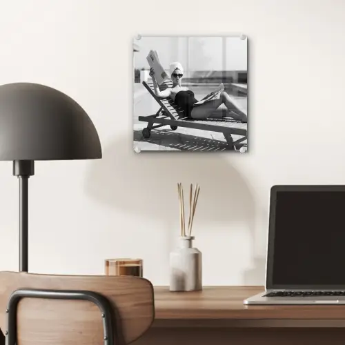 Glamour - Modern - Zwart - Wit plexiglas 5mm klein -sfeer6