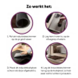 Dennenappel - Bos - Herfst - Bruin - Sfeervol Inductie beschermer vinyl 3mm klein -zzzzzzz-cc-werking
