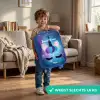 Eenhoorn op een sterrenhemel achtergrond Kinderkoffer - Blauw klein -sfeer2_NL