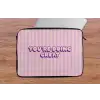 Paars - Strepen - You're doing great - Schaduw laptophoes neopreen klein -tafel
