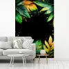 Bladeren - Groen - Geel - Verf - Jungle fotobehang vinyl groot -woonkamer
