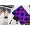 Gaming - Ruiten - Neon - Paars laptophoes neopreen klein -bureau