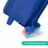 Flamingo feestje Kinderkoffer - Blauw klein -wiel_DE