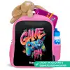Game - Controller - Graffiti - Neon Kinderrugzak - Roze middel -inhoud_NL