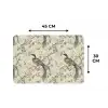 Bloem - Vogel - Kleurrijk Placemat vinyl groot 368 -specs