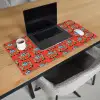Rood - Disco - Patroon Muismat XXL klein 681 -sfeer1