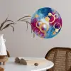Cirkels - Goud - Abstract Wandcirkel behangsticker klein -sfeer3