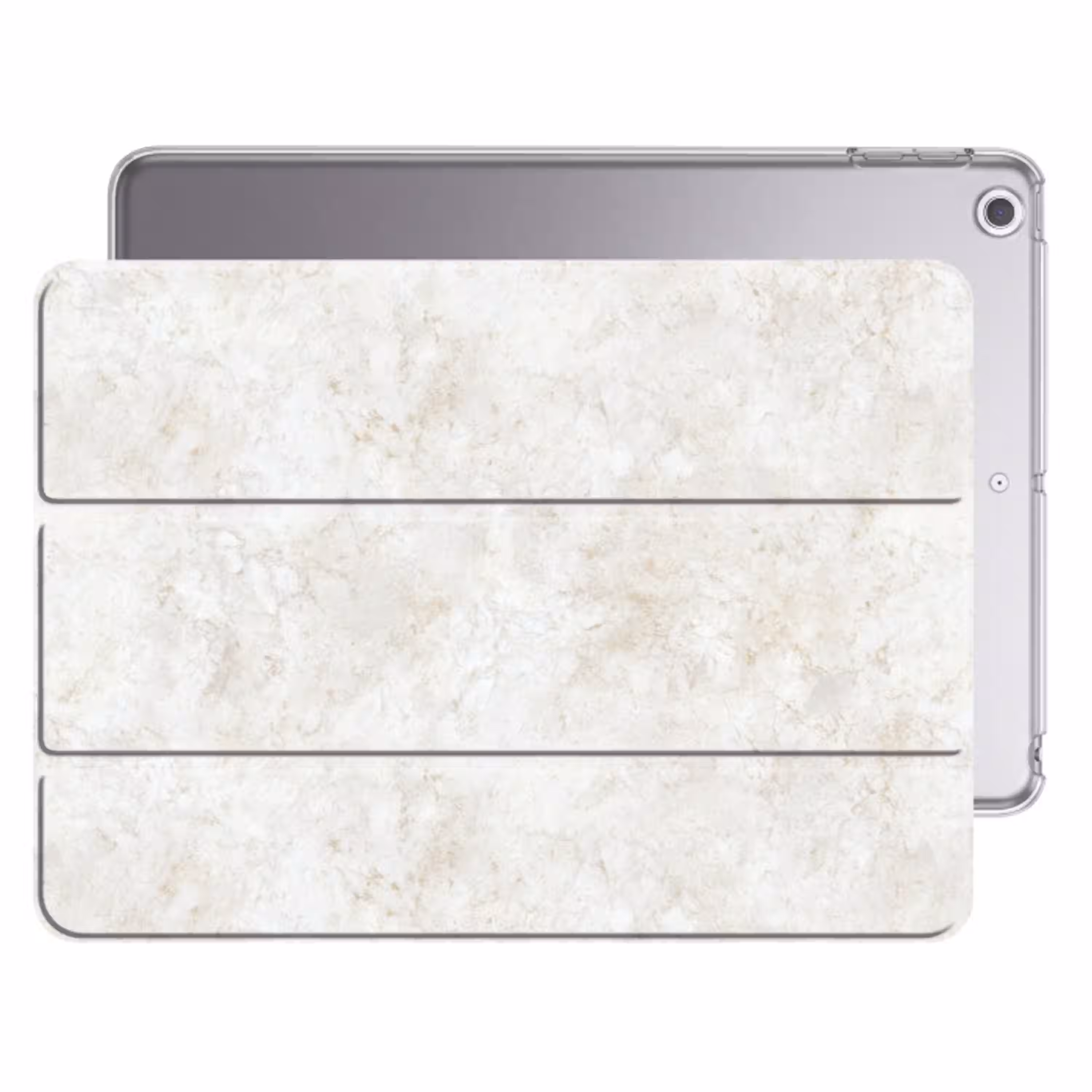 Beige - Marmer - Aders Apple iPad 2017 middel 1172 -threedimensional_3d_global