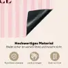 Nice - Strepen - Roze Inductie beschemer met haakjes klein -ky-onderkant-de