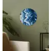 Golven - Blauw - Schuim Wandcirkel plexiglas klein -sfeer3