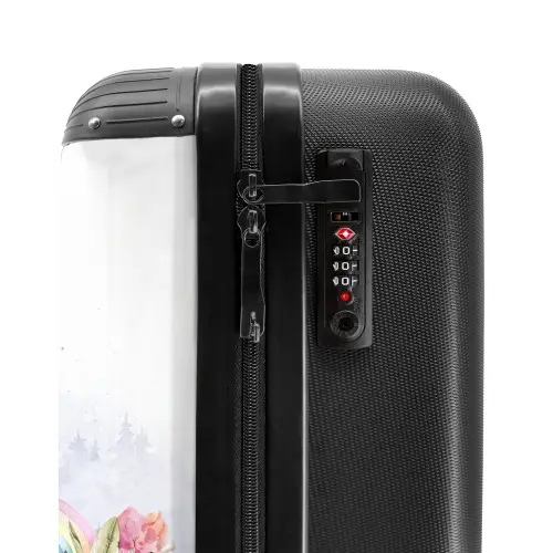 Dierlijke fantasiestad NBS - Handbagage koffer - Kinderen Unisex middel -slot