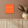 If not now then when - Oranje - Geel - Levendig aluminium wit klein -sfeer4