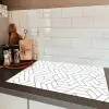 Design - Geometrie - Patroon Inductie beschermer vinyl 3mm klein 276 -sfeer3