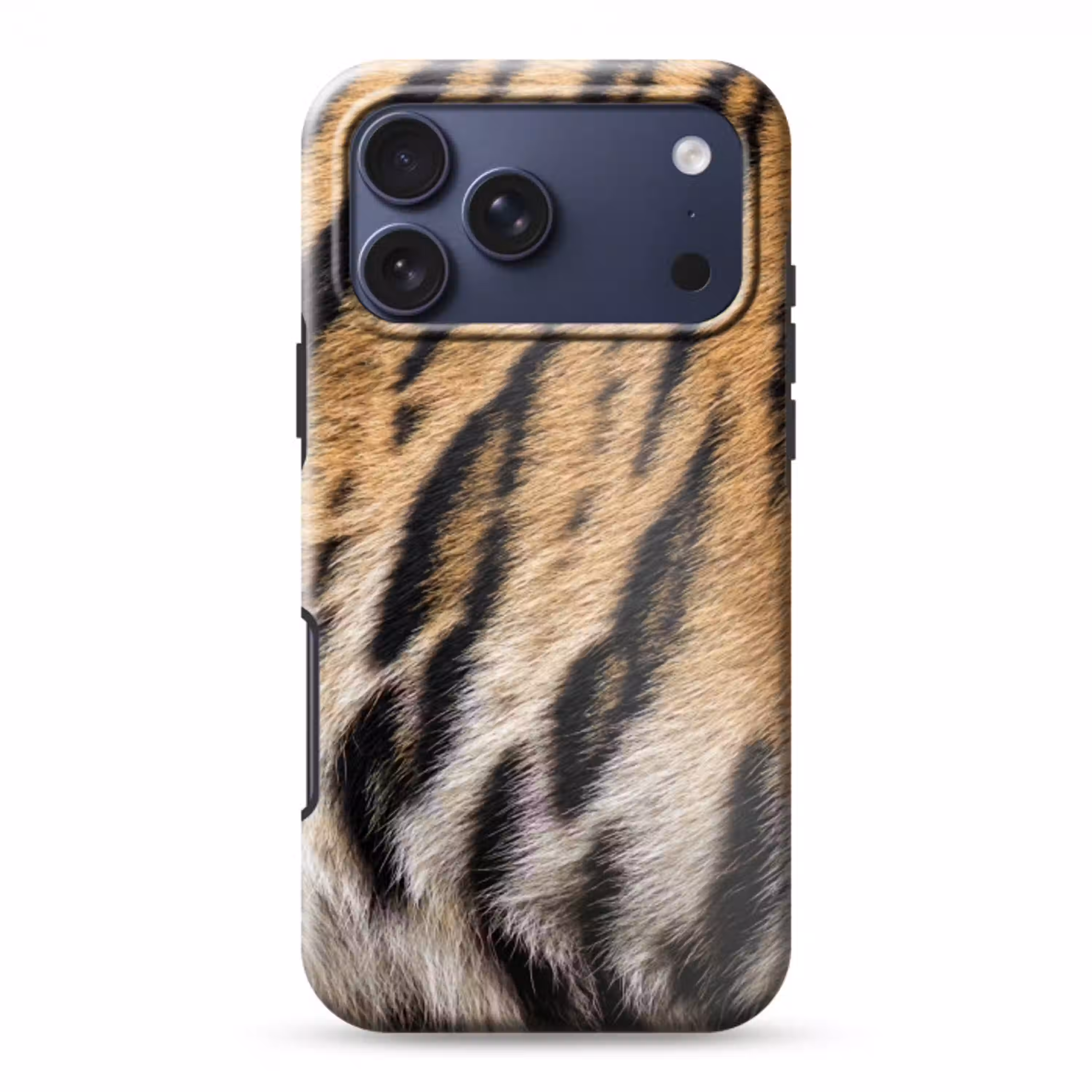 Tijgervacht - Klassiek - Zwart Toughcase MagSafe Apple iPhone 17 Pro Max klein -3d