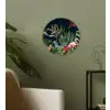 Jungle - Planten - Dieren - Kinderen - Flamingo - Zebra Wandcirkel kunststof plaat 5mm dik klein -sfeer3