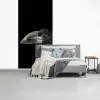 Vogel - Portret - Neushoornvogel - Zwart - Dieren fotobehang vinyl groot -slaapkamer
